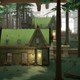 cabin in the woods maquette